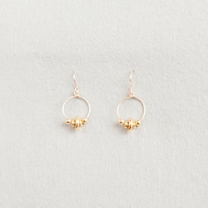 Image of Gold rings earrings