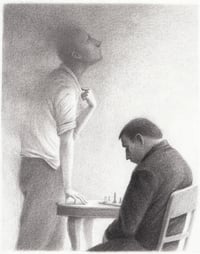 Chess Story 5  - original drawing 