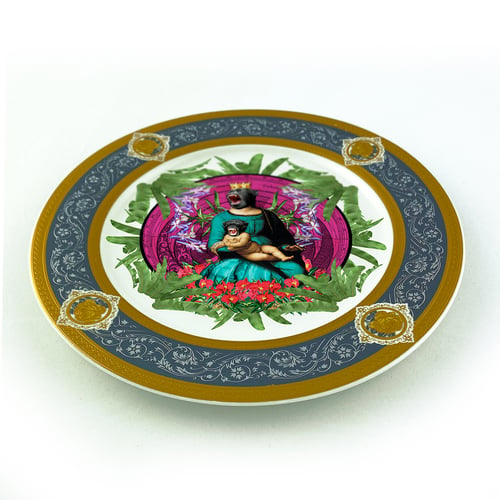 Image of Queen of the apes - Fine China Plate - #0788