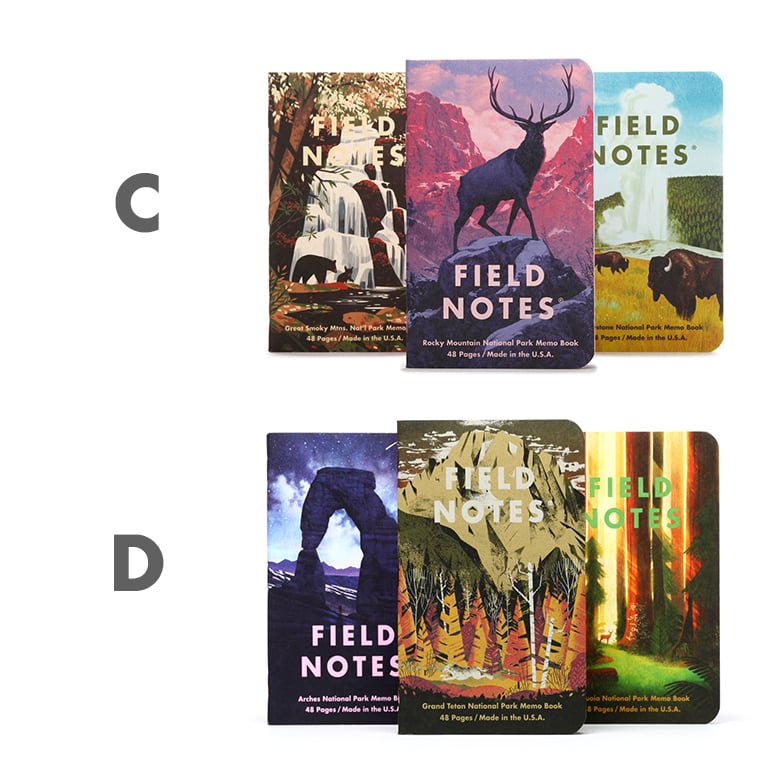 Image of Field Notes - National Parks