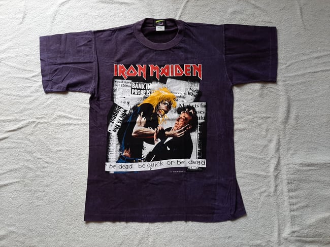 Vintage 1992 Iron Maiden Tshirt