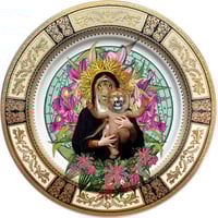Image 1 of Lion Queen - Large Fine China Plate - #0744