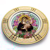 Image 2 of Lion Queen - Large Fine China Plate - #0744