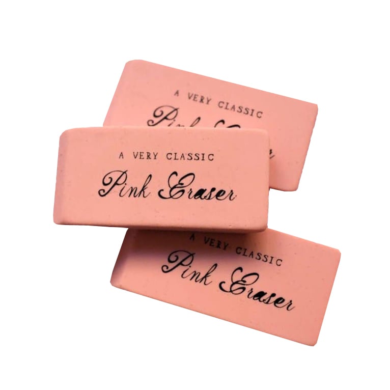 Image of A Very Classic Pink Eraser
