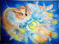 Moon Messenger 8 x 10 Art Print