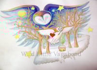 Heart Messenger 8 x 10 Art Print