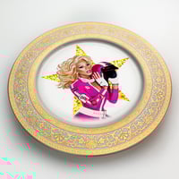 Image 2 of Drag Race - Large fine China Plate - #0745