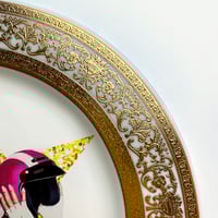 Image 3 of Drag Race - Large fine China Plate - #0745