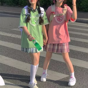 Image of Ruffle Cherry Kitty Shirt