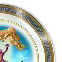 Image 3 of Screaming - Large Fine China Plate - #0776