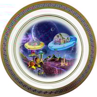Image 1 of Coming Home - Large Fine China Plate - #0741