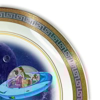 Image 3 of Coming Home - Large Fine China Plate - #0741