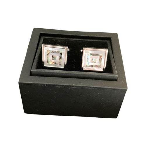 Image of ABALONE  & PEARL CUFF LINKS
