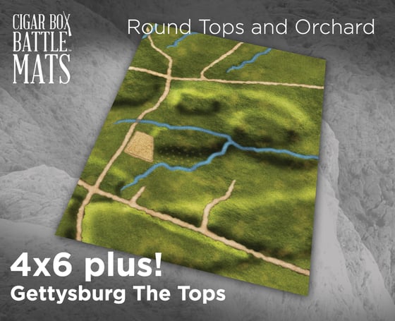 Image of Gettysburg - The Tops - #2002 -- 6'x4' plus