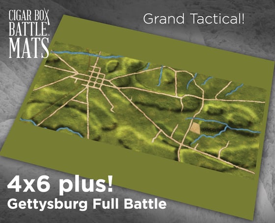 Image of Gettysburg - The Full Battle - #2003 -- 6'x4' plus