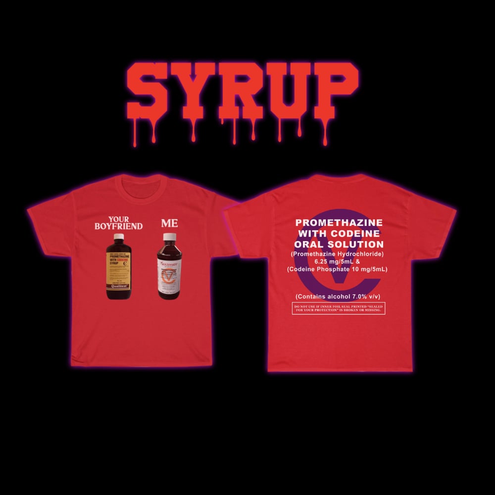 Image of RED SYRUP TEE