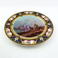 Image 2 of Octopus Attacks - Large Fine China Plate - #0777