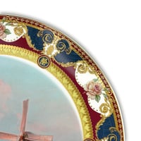 Image 3 of Octopus Attacks - Large Fine China Plate - #0777