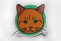 Orange Cat Sticker