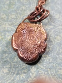 Image 3 of Garnet Flower Necklace 