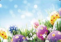Image 3 of 8x 8, 6 x 10 and 5 x 7 Easter and Spring Backdrops 