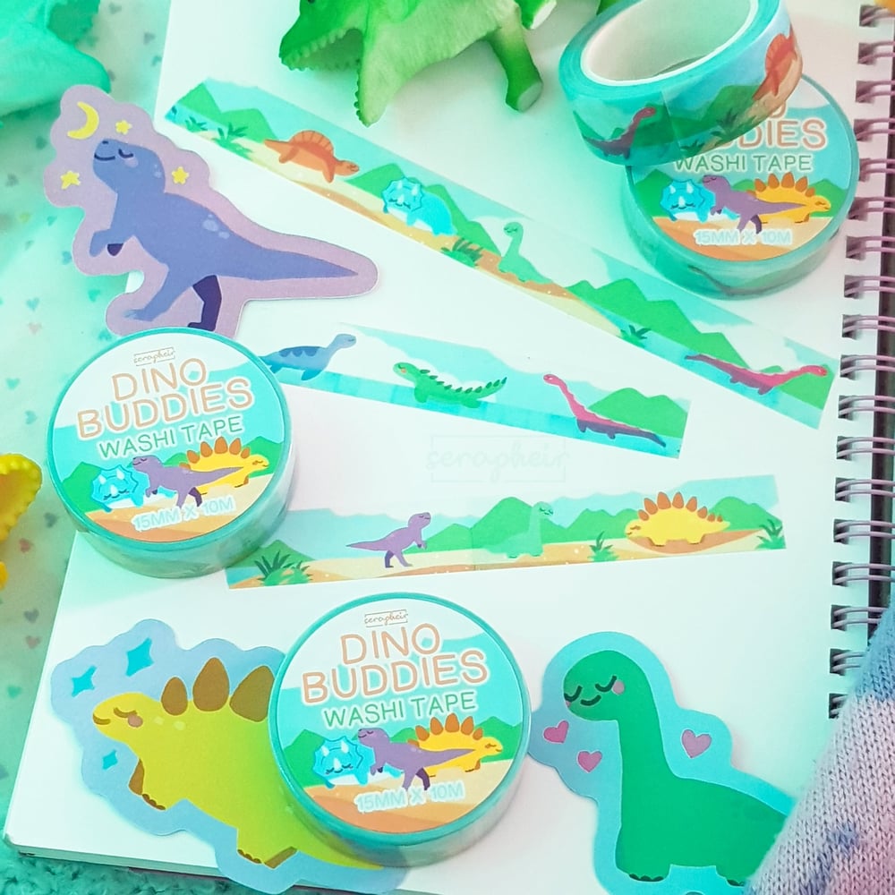 Image of Dino Buddies - Washi Tape