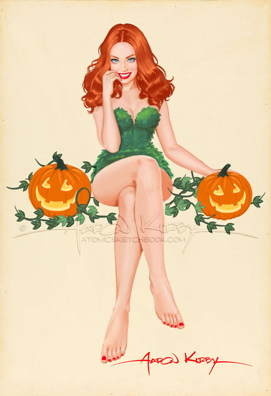 Image of Poison Ivy (Deborah Ann Woll) pin up print