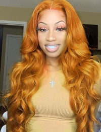 Body wave Ginger color - Orange wig