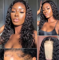 HD Lace Closure Wig Deep Wave - 5x5 lace