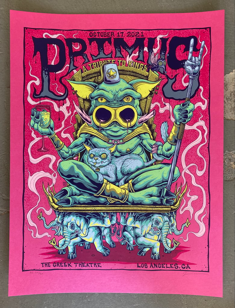 Image of Primus - October 17th 2021 - The Greek Theatre - Regular and Variants