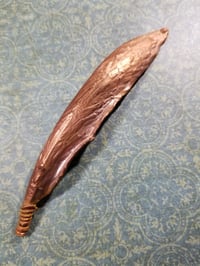 Image 1 of Copper Feather Barrette