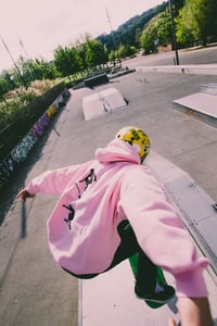 Image 1 of Hoodie Onomatopées Rose
