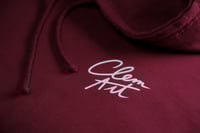 Image 3 of Hoodie Onomatopées Bordeau
