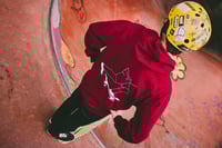 Image 1 of Hoodie Onomatopées Bordeau