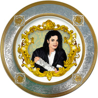 Image 1 of The King Of Pop - Large Fine China Plate - #0775