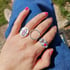 Silver Tourmaline Crystal Ring Image 2