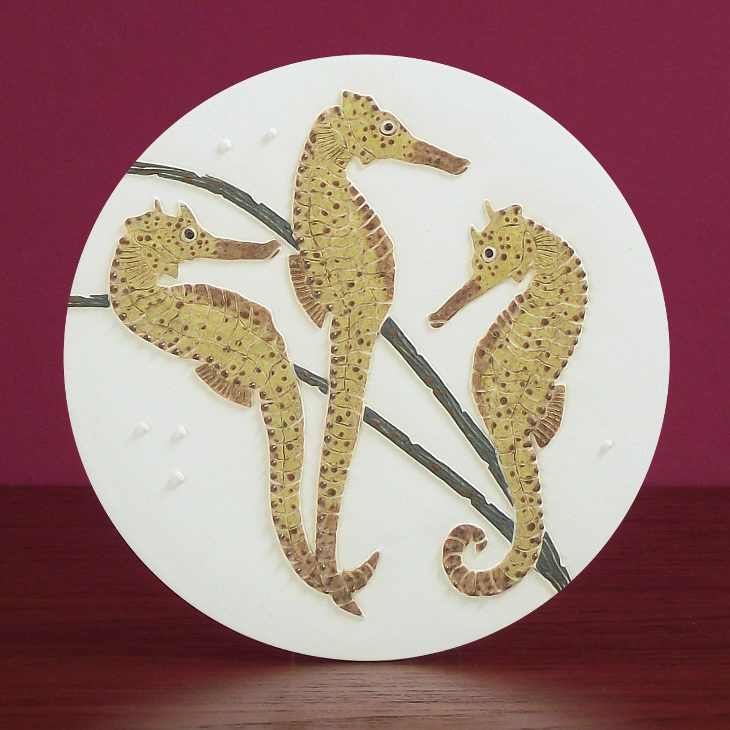 Image of Florida seahorses wall hanging