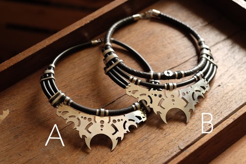 Image of Cyborg moon necklace-pre order