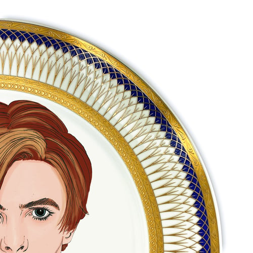 Image of David Bowie - Large Fine China Plate - #0774