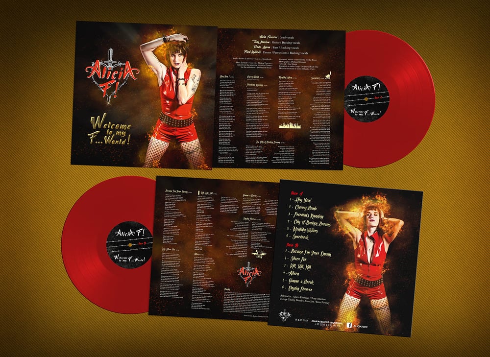 ALICIA F! "Welcome To My F... World" (Version Vinyle) 