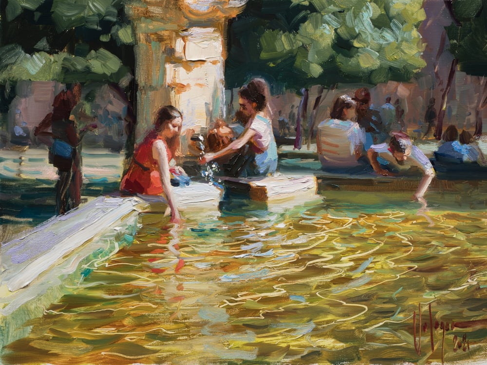 Image of "THE SULTRY AFTERNOON", PAINTING