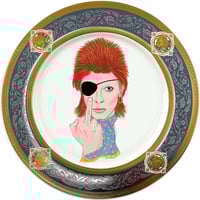 Image 1 of Ziggy stardust - Fine China Plate - #0788