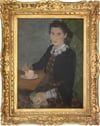 Birgit Forsell (1909-2003) Swedish artist ‘Girl in a lace collar, 1943’