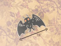 Image 4 of Mothman Hard Enamel Pin