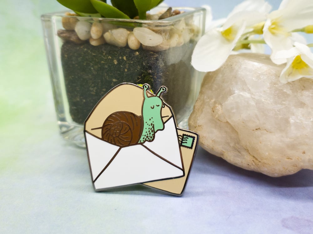 Snail Mail Hard Enamel Pin