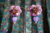 NOUVEAU ! - Bouquet mini - boucles d'oreilles rétro-regressives - Pastel Heart