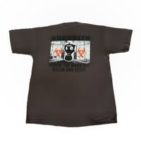 Image 2 of *Signed* Biohazard 00's 'Brooklyn: Where The Weak Are Killed And Eaten' Grey T-Shirt