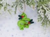 Holly Lindworm Dragon Christmas Ornament