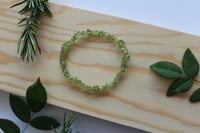 Green peridot bracelet 