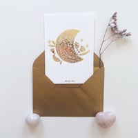 Image 1 of Greeting Card *Gold Moon*